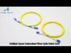 8 πυρήνας 12 Fanout σκοινιού μπαλωμάτων καλωδίων ινών πυρήνων άνδρα-γυναίκας ξεμπλοκάρισμα MPO MTP σε LC