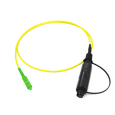 Προσαρμοσμένο σκοινί μπαλωμάτων FTTH αδιάβροχο για APC Sc OptiTap Corning