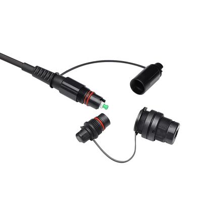 IP68 αδιάβροχη λύση FTTH, APC Sc οπτικών ινών σκοινί μπαλωμάτων με το συνδετήρα Optitap
