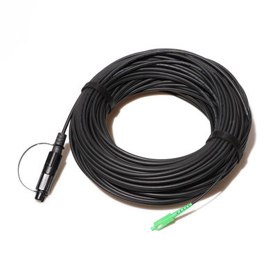 Το σκοινί ενιαίο G657A1 3.0mm μπαλωμάτων ινών Sc OptiTap στεγανοποιεί για υπαίθριο