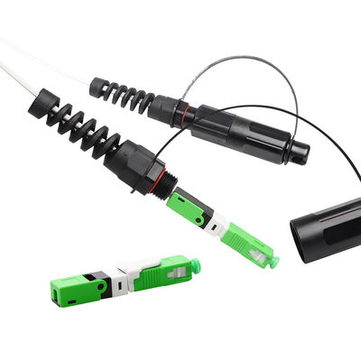Η λύση IP68 FTTH, APC Sc τομέας τοποθετεί το συνδετήρα Corning Optitap