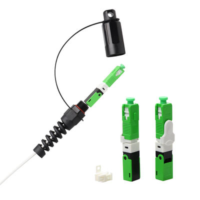 Η λύση IP68 FTTH, APC Sc τομέας τοποθετεί το συνδετήρα Corning Optitap