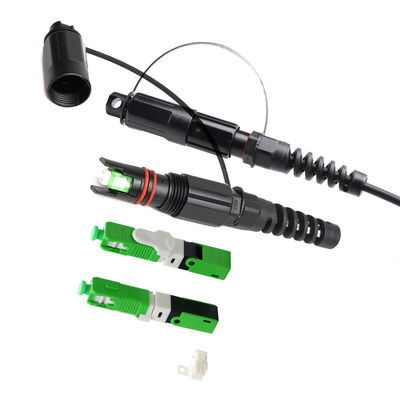 Η λύση IP68 FTTH, APC Sc τομέας τοποθετεί το συνδετήρα Corning Optitap