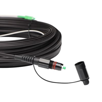 Το προ καλώδιο πτώσης Connectorized Optitap σκλήρυνε το Ενιαία λειτουργία μήκος 50FT 100FT
