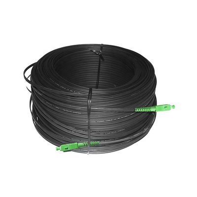 Υπαίθριο FTTH καλώδιο πτώσης αλτών, οπτικό σκοινί μπαλωμάτων ινών G657A