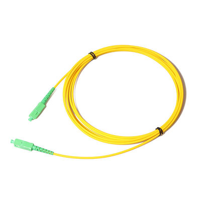 APC Sc σκοινί 2mm μπαλωμάτων καλωδίων ινών ενιαίο simplex τρόπου για το σύστημα FTTH