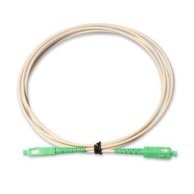 APC Sc σκοινί 2mm μπαλωμάτων καλωδίων ινών ενιαίο simplex τρόπου για το σύστημα FTTH
