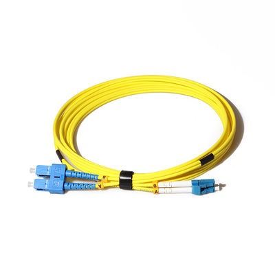 APC Sc σκοινί 2mm μπαλωμάτων καλωδίων ινών ενιαίο simplex τρόπου για το σύστημα FTTH
