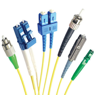 APC Sc σκοινί 2mm μπαλωμάτων καλωδίων ινών ενιαίο simplex τρόπου για το σύστημα FTTH