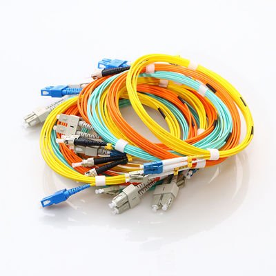 Sc UPC σκοινιού μπαλωμάτων καλωδίων ινών 3mm - APC Sc μονοκατευθυντικός ενιαίος τρόπος 9/125