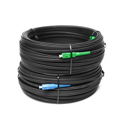APC PC Sc οπτική δύναμη τύπων FRP καλωδίων πτώσης ινών πλεξίδων GJYXFCH