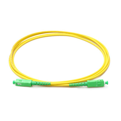 APC σκοινιού UPC μπαλωμάτων καλωδίων ινών FTTH με το συνδετήρα MTRJ MU DIN