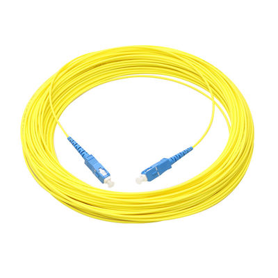 APC σκοινιού UPC μπαλωμάτων καλωδίων ινών FTTH με το συνδετήρα MTRJ MU DIN