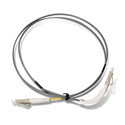 καλώδιο μπαλωμάτων ινών Sc LC 2.0mm 3.0mm με την ευκίνητη ψαρευμένη μπότα 90 βαθμού
