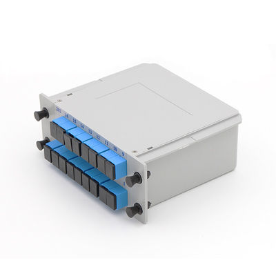 Μήκος κύματος τύπων 1650nm κασετών θραυστών 1x16 οπτικών ινών PLC Sc UPC