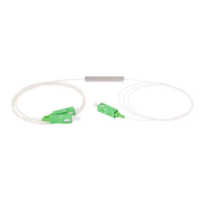 Οπτικός APC UPC Sc θραυστών ινών PLC 1x2 ενιαίος τύπος σωλήνων χάλυβα μικροϋπολογιστών τρόπου