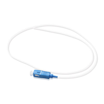 γυαλισμένο simplex λευκό Sc 9/125/UPC συνελεύσεων καλωδίων ινών διαμέτρων 0.9mm G657A1