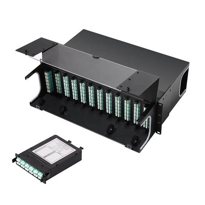 Ενότητα 12 ίνα 24 κασετών LC LGX MTP MPO ίνα για τη δομημένη τηλεγράφηση
