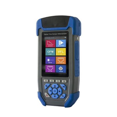Μίνι εξοπλισμός δοκιμής ινών OTDR, 12 1 Reflectometer οπτικών ινών με την οθόνη αφής