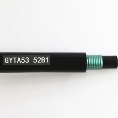 GYTA53 υπαίθρια 12 24 υπόγειο θωρακισμένο καλώδιο οπτικών ινών θηκών PE 48 πυρήνων έξω