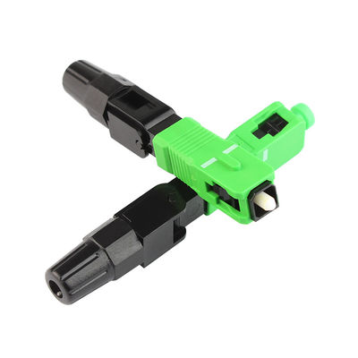 APC UPC Sc συνδετήρας οπτικών ινών γρήγορα με RoHS ISO9001 υποχωρητικό