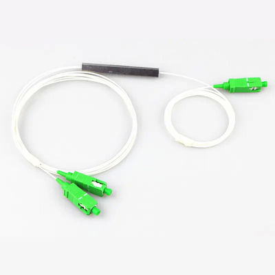 Οπτικός APC UPC Sc θραυστών ινών PLC 1x2 ενιαίος τύπος σωλήνων χάλυβα μικροϋπολογιστών τρόπου
