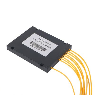 1×8 θραύστης PLC παραθύρων ABS με το συνδετήρα 8 τύπος ινών τρόπων G657A1