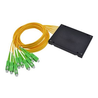 1×8 θραύστης PLC παραθύρων ABS με το συνδετήρα 8 τύπος ινών τρόπων G657A1