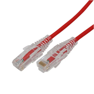 Προσαρμοσμένο καλώδιο μπαλωμάτων Cat6A Ethernet, λεπτό σκοινί μπαλωμάτων FTP του S με το μήκος 5m 1m