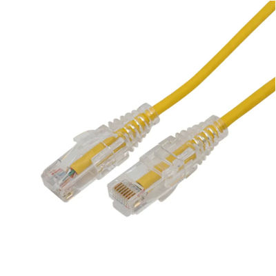 Προσαρμοσμένο καλώδιο μπαλωμάτων Cat6A Ethernet, λεπτό σκοινί μπαλωμάτων FTP του S με το μήκος 5m 1m