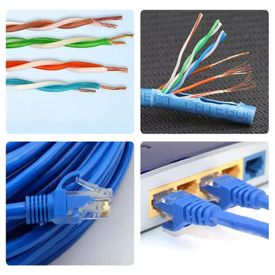 Προσαρμοσμένο καλώδιο μπαλωμάτων Cat6A Ethernet, λεπτό σκοινί μπαλωμάτων FTP του S με το μήκος 5m 1m
