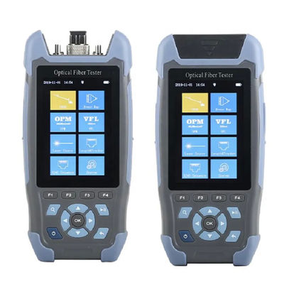 Μίνι εξοπλισμός δοκιμής ινών OTDR, 12 1 Reflectometer οπτικών ινών με την οθόνη αφής
