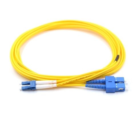 PVC/LSZH OFC Fiber Cable Patch Cord Cable Προσαρμοσμένο 0,9 mm/2,0 mm
